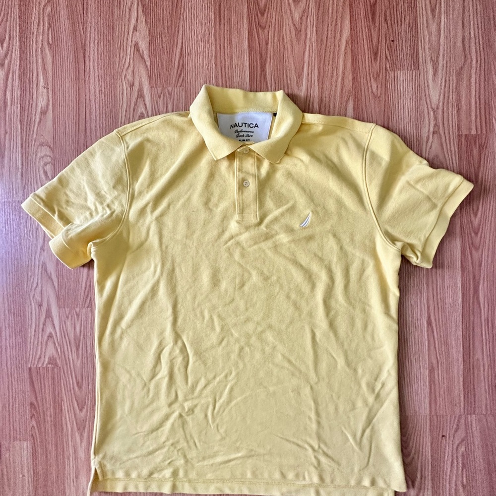 Nautical Men Polo Shirt,size XL